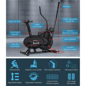 Everfit 4-In-1 Elliptical Cross Trainer Home Gym – Nice N Cheap Variety Store Elliptical Cross Trainer