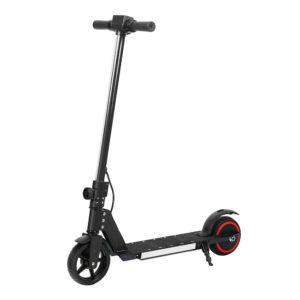 Electric Scooter 130W 16Km/H Led Light Folding Portable Riding Commuter Black - Image 3