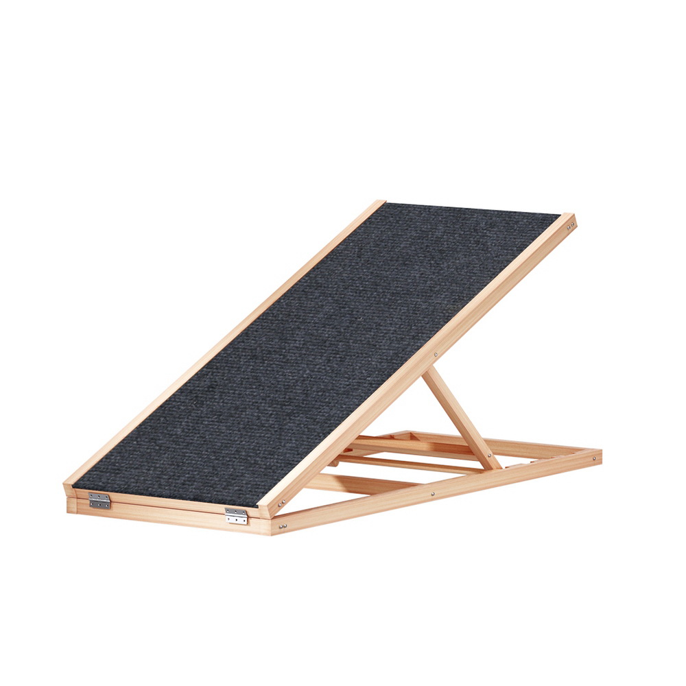 I.pet Dog Ramp 100Cm Adjustable Wooden Steps – Nice N Cheap Variety Store Dog Ramp 100Cm