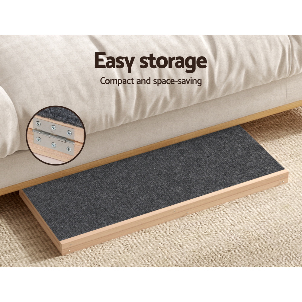 I.pet Dog Ramp 100Cm Adjustable Wooden Steps – Nice N Cheap Variety Store Dog Ramp 100Cm
