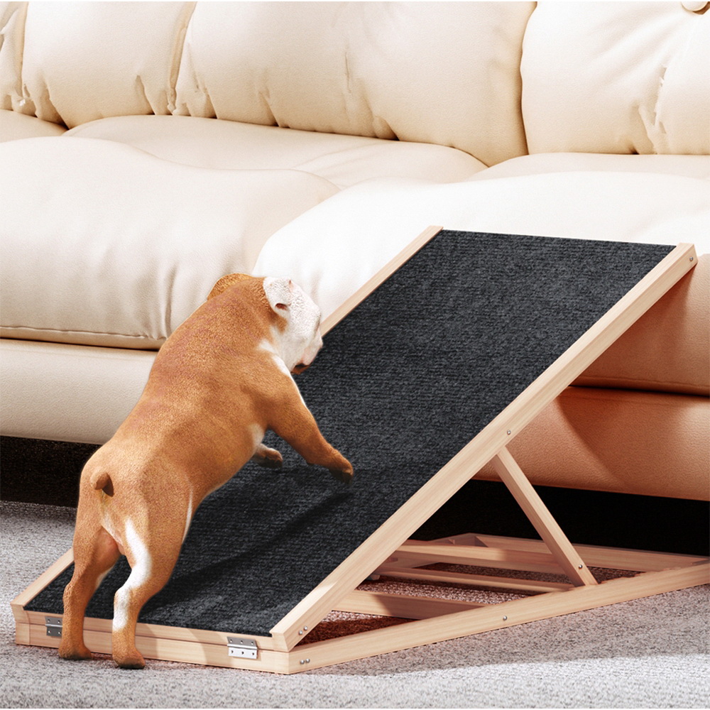 I.pet Dog Ramp 100Cm Adjustable Wooden Steps – Nice N Cheap Variety Store Dog Ramp 100Cm