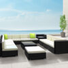 Outdoor Wicker Sofa Set