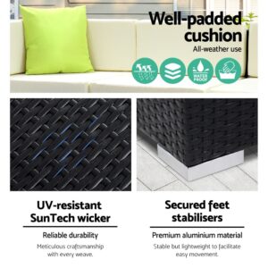 Gardeon 13-Piece Outdoor Wicker Sofa Set – Nice N Cheap Variety Store Outdoor Wicker Sofa Set