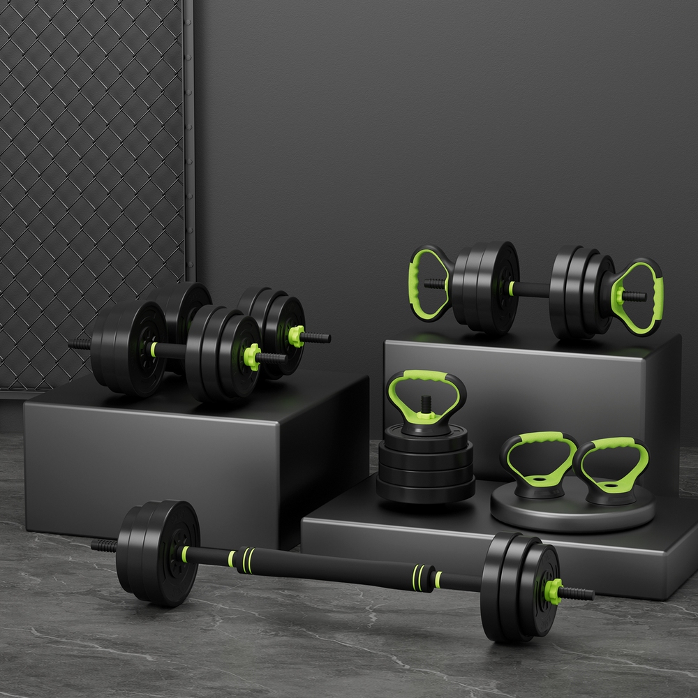 Everfit 25Kg Adjustable Dumbbells Set Kettle Bell Weight Plates Barbells Gym – Nice N Cheap Variety Store Everfit 25Kg Adjustable Dumbbells Set Kettle Bell Weight Plates Barbells Gym - Image 7