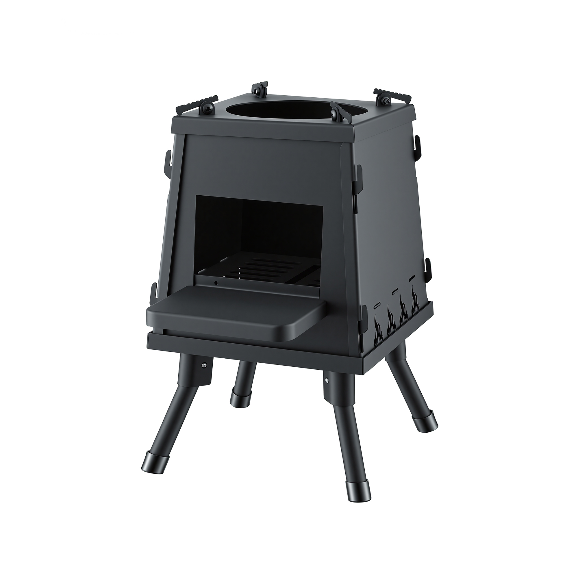 Grillz Portable Fire Pit Bbq | Outdoor Camping Stove – Nice N Cheap Variety Store Portable Fire Pit Bbq