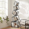 Artiss 5-Tier Bookshelf Metal Geometric Display Shelf Storage Organizer Black – Nice N Cheap Variety Store Artiss 5-Tier Bookshelf Metal Geometric Display Shelf Storage Organizer Black Product Image Nice N Cheap Variety Store