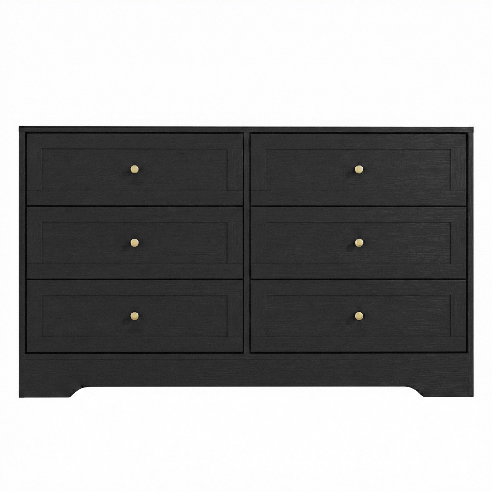 Artiss Leif Black 6-Drawer Tallboy Cabinet – Nice N Cheap Variety Store Artiss Black Tallboy