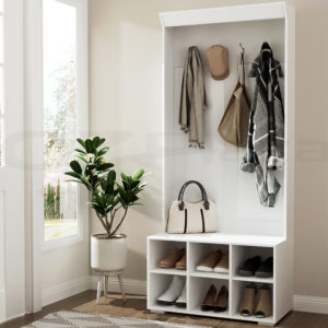 Hall Tree Shoe Cabinet