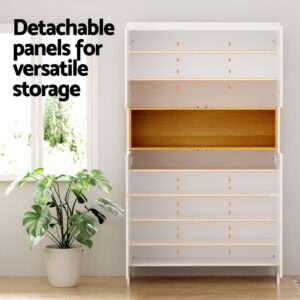 Artiss 9-Tier Shoe Rack Cabinet - White Storage – Nice N Cheap Variety Store Shoe Rack Cabinet