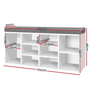 Artiss Shoe Rack Bench | 10-Pair Storage &Amp; Seat – Nice N Cheap Variety Store Shoe Rack Bench