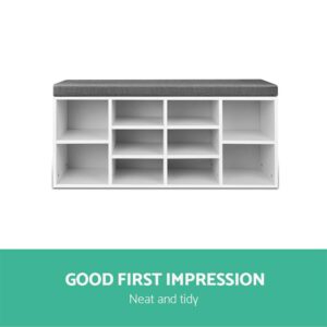 Artiss Shoe Rack Bench | 10-Pair Storage &Amp; Seat – Nice N Cheap Variety Store Shoe Rack Bench