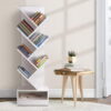 Artiss Tree Bookshelf 7 Tiers - Echo White Product Image Nice N Cheap Variety Store