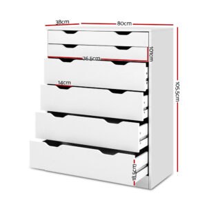 6-Drawer Tallboy