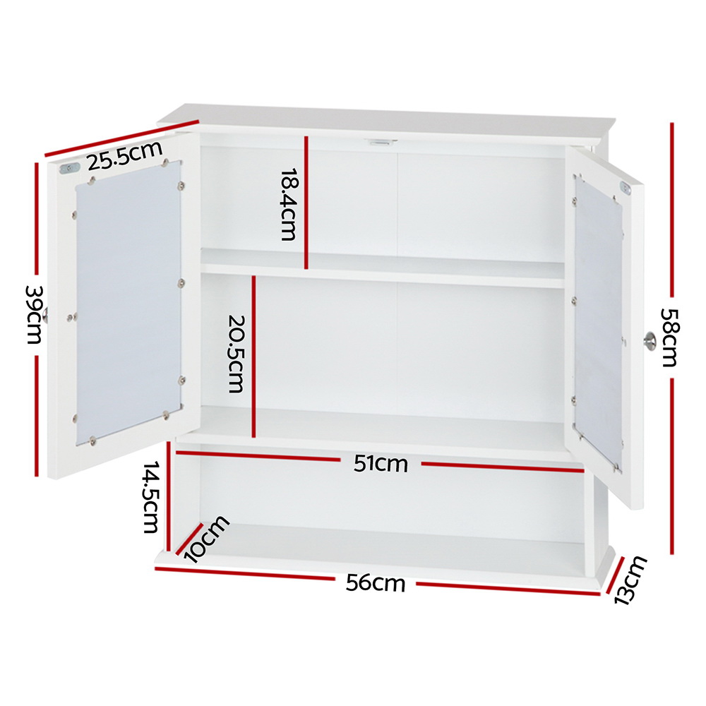 Artiss Bathroom Mirror Cabinet Storage – Nice N Cheap Variety Store Bathroom Mirror Cabinet