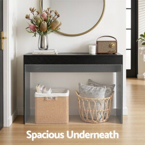 Artiss Black Console Table 120Cm | Hallway Entry – Nice N Cheap Variety Store Black Console Table