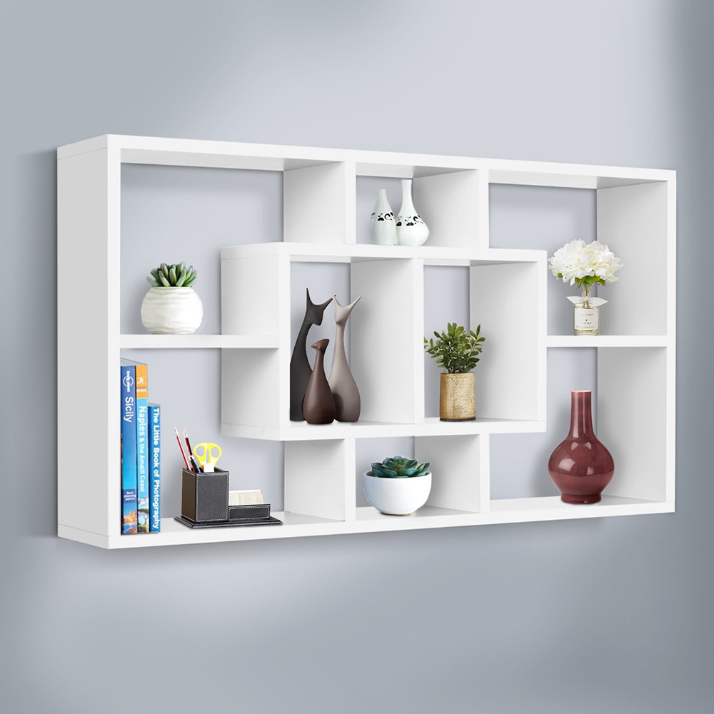 Artiss Floating Wall Shelves Bookshelf White – Nice N Cheap Variety Store Floating Wall Shelves