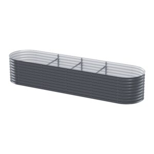 Green Fingers Garden Bed 320X80X56Cm Oval Planter Box – Nice N Cheap Variety Store Green Fingers Garden Bed 320X80X56Cm Oval Planter Box - Image 5