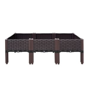 Green Fingers Garden Bed 120X40X36Cm Pp Planter Box Raised Container Growing Herb – Nice N Cheap Variety Store Green Fingers Garden Bed 120X40X36Cm Pp Planter Box Raised Container Growing Herb - Image 3