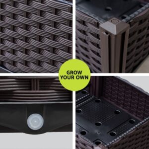 Green Fingers Garden Bed 120X40X36Cm Pp Planter Box Raised Container Growing Herb – Nice N Cheap Variety Store Green Fingers Garden Bed 120X40X36Cm Pp Planter Box Raised Container Growing Herb - Image 5