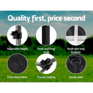 Instahut Gazebo Pop Up Marquee 3X3M Folding Tent Wedding Outdoor Camping Canopy Gazebos Shade Black – Nice N Cheap Variety Store Instahut Gazebo Pop Up Marquee 3X3M Folding Tent Wedding Outdoor Camping Canopy Gazebos Shade Black - Image 6