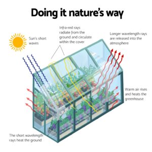 Green Fingers Greenhouse 2.52X1.27X2.13M Lean-To Aluminium Polycarbonate Green House Garden Shed – Nice N Cheap Variety Store Green Fingers Greenhouse 2.52X1.27X2.13M Lean-To Aluminium Polycarbonate Green House Garden Shed - Image 5