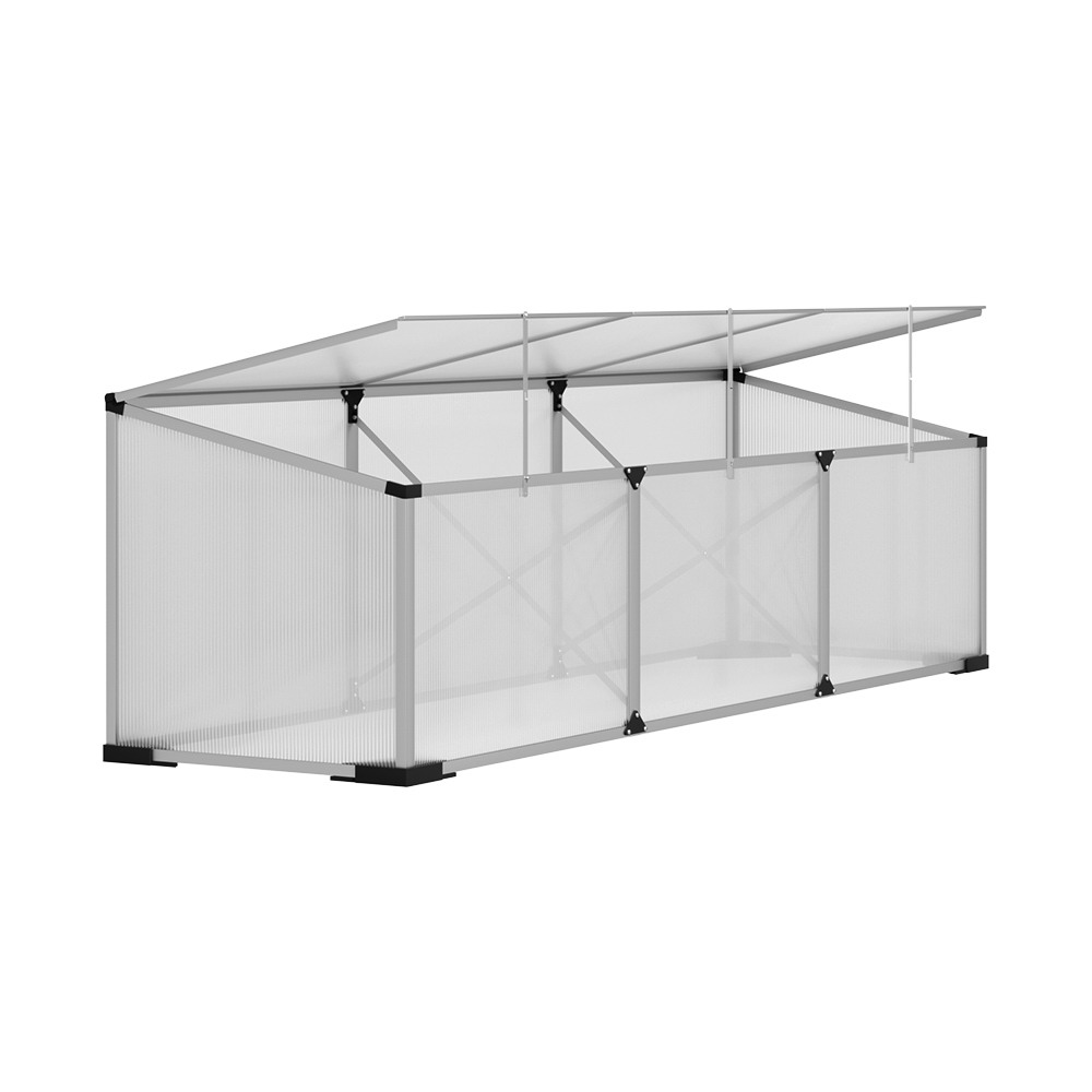 Green Fingers Greenhouse 180X50X50Cm Cold Frame Plant Grow Aluminium Polycarbonate Green House – Nice N Cheap Variety Store Green Fingers Greenhouse 180X50X50Cm Cold Frame Plant Grow Aluminium Polycarbonate Green House