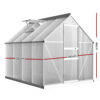Green Fingers Greenhouse 2.42X1.9X1.95M Aluminium Polycarbonate Green House Garden Shed Product Image Nice N Cheap Variety Store