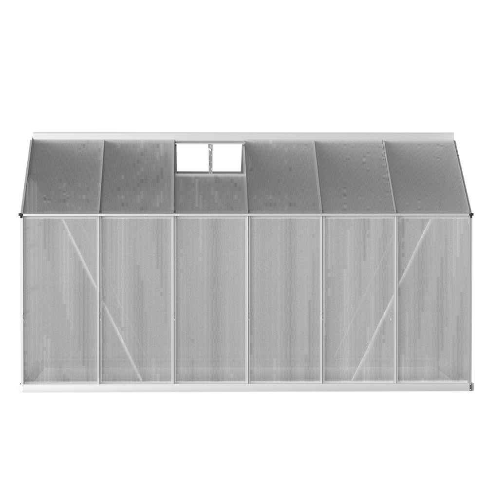 Green Fingers Greenhouse 3X2.5X2.26M Double Doors Aluminium Green House Garden Shed – Nice N Cheap Variety Store Green Fingers Greenhouse 3X2.5X2.26M Double Doors Aluminium Green House Garden Shed - Image 3