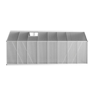 Green Fingers Greenhouse 4.7X2.5X2.26M Double Doors Aluminium Green House Garden Shed - Image 3