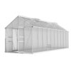 Green Fingers Greenhouse 6.03X2.44X2.68M Double Doors Aluminium Green House Garden Shed Product Image Nice N Cheap Variety Store