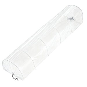 Green Fingers Mini Greenhouse 300X45X30Cm Tunnel Clear Pvc Steel Frame Portable – Nice N Cheap Variety Store Green Fingers Mini Greenhouse 300X45X30Cm Tunnel Clear Pvc Steel Frame Portable - Image 3