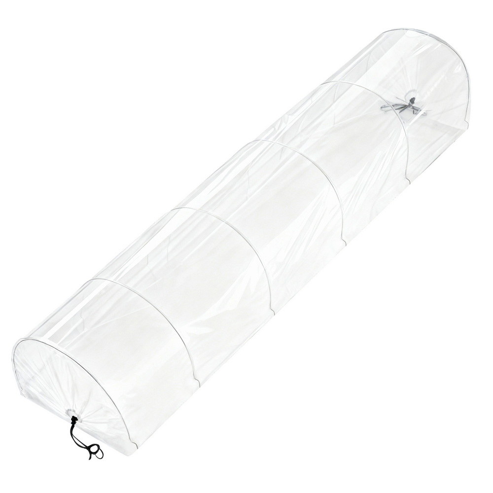 Green Fingers Mini Greenhouse 300X45X30Cm Tunnel Clear Pvc Steel Frame Portable – Nice N Cheap Variety Store Green Fingers Mini Greenhouse 300X45X30Cm Tunnel Clear Pvc Steel Frame Portable - Image 3