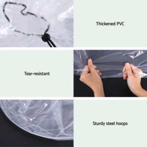 Green Fingers Mini Greenhouse 300X45X30Cm Tunnel Clear Pvc Steel Frame Portable – Nice N Cheap Variety Store Green Fingers Mini Greenhouse 300X45X30Cm Tunnel Clear Pvc Steel Frame Portable - Image 6