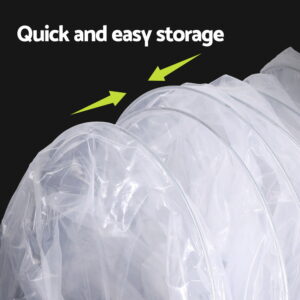 Green Fingers Mini Greenhouse 300X45X30Cm Tunnel Clear Pvc Steel Frame Portable – Nice N Cheap Variety Store Green Fingers Mini Greenhouse 300X45X30Cm Tunnel Clear Pvc Steel Frame Portable - Image 7