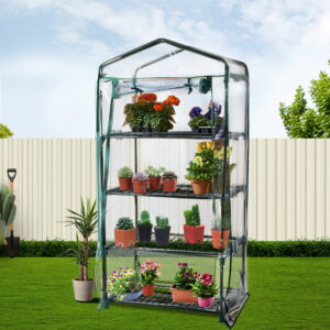 Green Fingers 4-Tier Mini Greenhouse 1.6M – Nice N Cheap Variety Store Green Fingers 4-Tier Mini Greenhouse 1.6M - Image 8