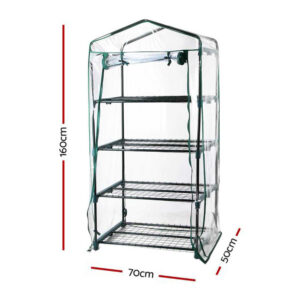 Green Fingers 4-Tier Mini Greenhouse 1.6M – Nice N Cheap Variety Store Green Fingers 4-Tier Mini Greenhouse 1.6M - Image 2