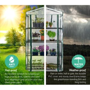 Green Fingers 4-Tier Mini Greenhouse 1.6M – Nice N Cheap Variety Store Green Fingers 4-Tier Mini Greenhouse 1.6M - Image 4