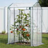 Green Fingers Mini Greenhouse Pe Cover Green House Roll-Up Zippered Door 1.0X0.8X1.5M – Nice N Cheap Variety Store Green Fingers Mini Greenhouse Pe Cover Green House Roll-Up Zippered Door 1.0X0.8X1.5M Product Image Nice N Cheap Variety Store