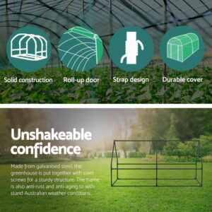 Greenfingers Greenhouse 1.8X0.9X0.9M Mini Green House Raised Garden Bed Planter Box – Nice N Cheap Variety Store Greenfingers Greenhouse 1.8X0.9X0.9M Mini Green House Raised Garden Bed Planter Box - Image 6