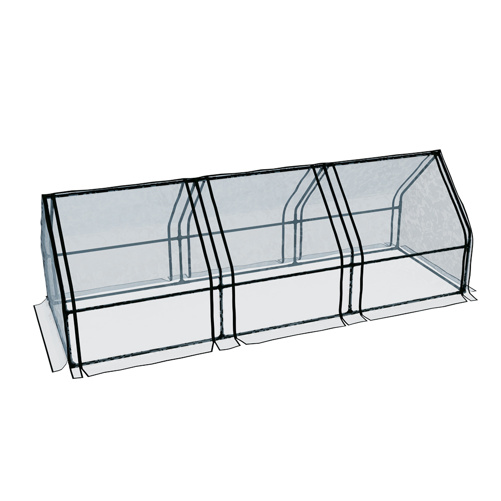 Green Fingers Greenhouse 2.7X0.9X0.9M Mini Green House Raised Garden Bed Planter Box – Nice N Cheap Variety Store Green Fingers Greenhouse 2.7X0.9X0.9M Mini Green House Raised Garden Bed Planter Box - Image 3