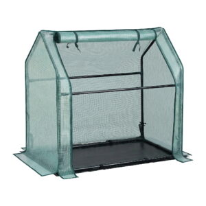 Green Fingers Mini Greenhouse 91X46X84Cm Steel Frame Pe Cover Outdoor Shelter – Nice N Cheap Variety Store Green Fingers Mini Greenhouse 91X46X84Cm Steel Frame Pe Cover Outdoor Shelter - Image 10