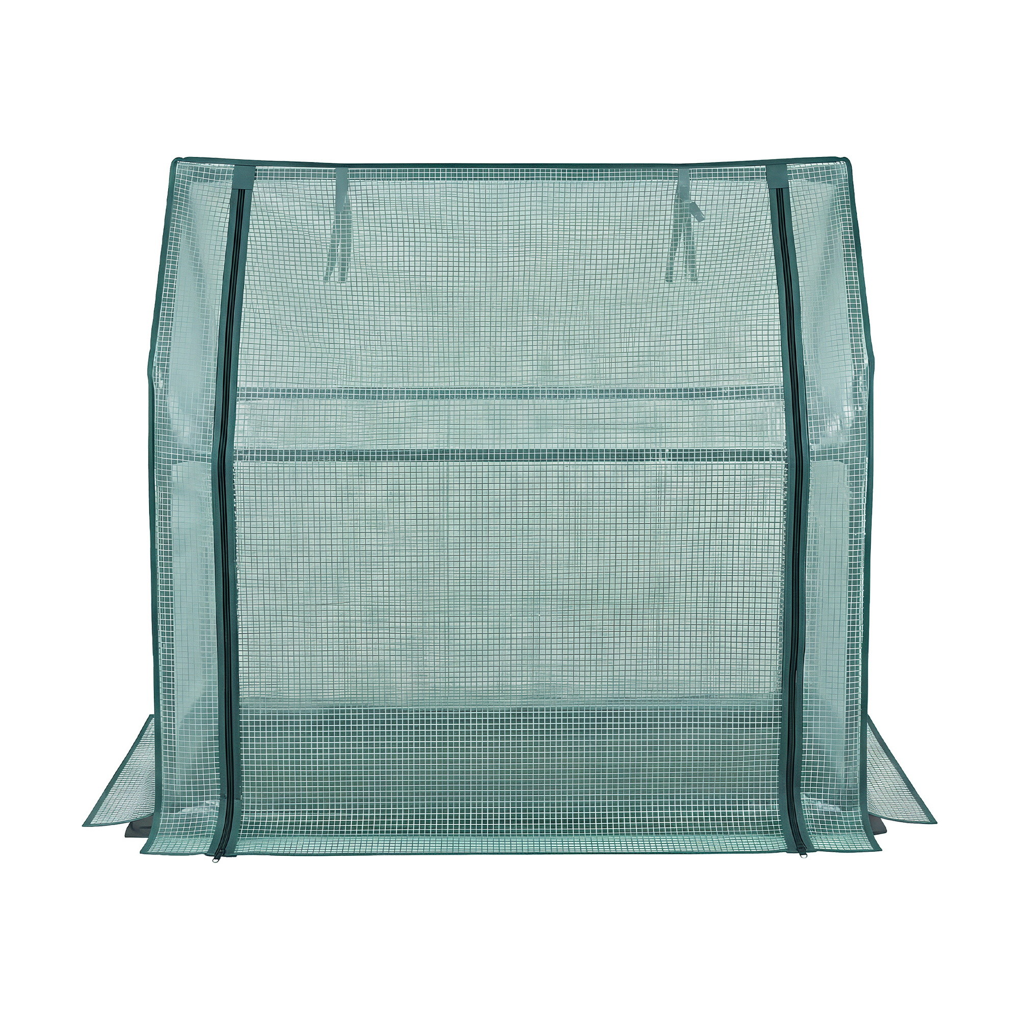 Green Fingers Mini Greenhouse 91X46X84Cm Steel Frame Pe Cover Outdoor Shelter – Nice N Cheap Variety Store Green Fingers Mini Greenhouse 91X46X84Cm Steel Frame Pe Cover Outdoor Shelter - Image 3