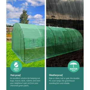 Green Fingers Greenhouse 6X3X2M Walk In Green House Tunnel Plant Garden Shed Dome – Nice N Cheap Variety Store Green Fingers Greenhouse 6X3X2M Walk In Green House Tunnel Plant Garden Shed Dome - Image 4