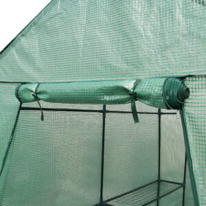 Green Fingers Greenhouse 1.2X1.9X1.9M Walk In Green House Tunnel Plant Garden Shed 4 Shelves – Nice N Cheap Variety Store Green Fingers Greenhouse 1.2X1.9X1.9M Walk In Green House Tunnel Plant Garden Shed 4 Shelves - Image 7