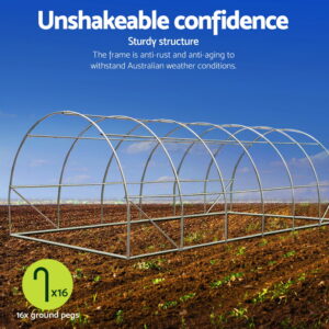 Green Fingers Greenhouse 6X4X2M Walk In Green House Tunnel Plant Garden Shed Dome – Nice N Cheap Variety Store Green Fingers Greenhouse 6X4X2M Walk In Green House Tunnel Plant Garden Shed Dome - Image 7