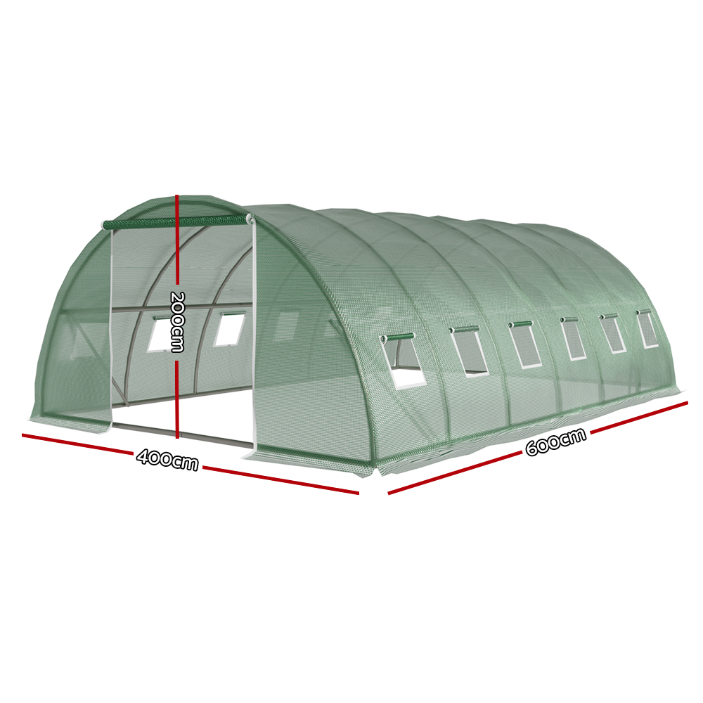 Green Fingers Greenhouse 6X4X2M Walk In Green House Tunnel Plant Garden Shed Dome – Nice N Cheap Variety Store Green Fingers Greenhouse 6X4X2M Walk In Green House Tunnel Plant Garden Shed Dome - Image 2