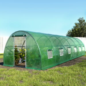 Green Fingers Greenhouse 9X3X2M Walk In Green House Tunnel Plant Garden Shed Dome - Image 8