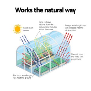 Green Fingers Greenhouse 180X240X240Cm Steel Frame Pe Cover Outdoor Shelter – Nice N Cheap Variety Store Green Fingers Greenhouse 180X240X240Cm Steel Frame Pe Cover Outdoor Shelter - Image 7