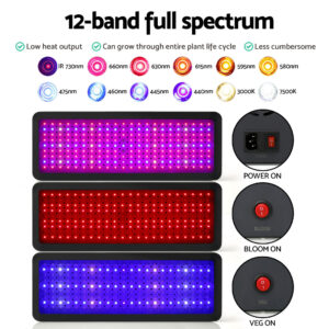 Green Fingers 2000W Grow Light Led Full Spectrum Indoor Plant All Stage Growth - Image 4