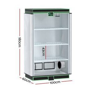 Green Fingers Grow Tent 100X60X180Cm 4 Tiers Kits Hydroponics Indoor Grow System - Image 2